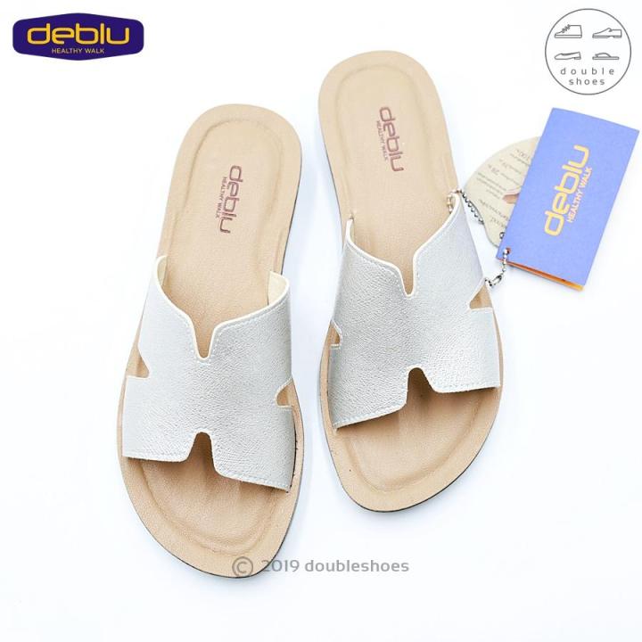 deblu-รองเท้าเพื่อแตะสุขภาพ-แบบสวม-ผู้หญิง-รุ่น-l5010-สีเงิน-ไซส์-36-41