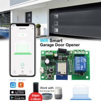 2023 latest WIFI ประตูโรงรถเปิดประตู Controller Tuya Smart Life App รีโมทคอนโทรลสวิตช์เปิดปิดรีเลย์ 24V 12V โมดูล Alexa Google Home