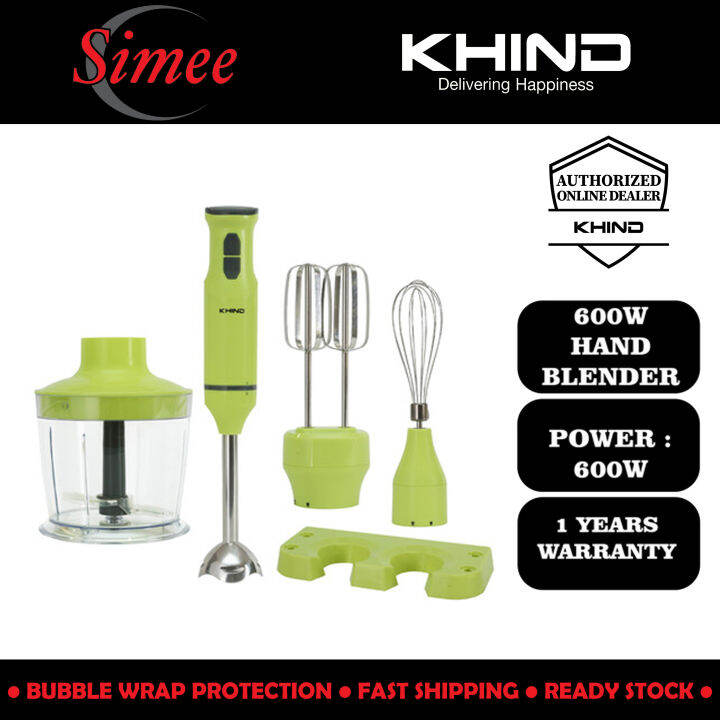 Khind Multifunctional Hand Blender 600W BH600M BH600AS Lazada