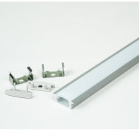 Aluminium Profile - A รางอลูมิเนียม รางไฟริบบิ้น ความยาว 1เมตร รางไฟริบบิ้น รางไฟLED สำหรับตกแต่งเพื่อความสวยงาม แบบ ฝัง