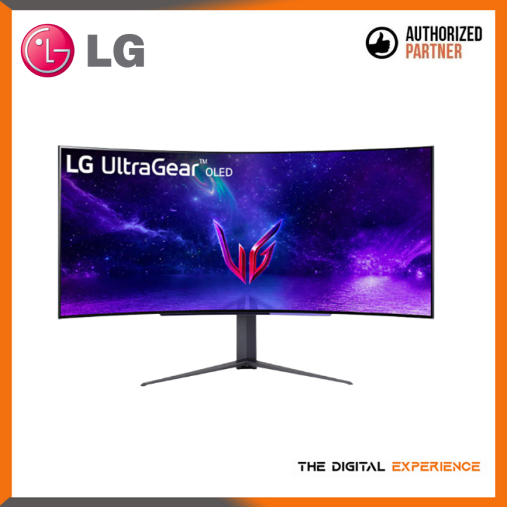 LG 45'' UltraGear OLED Curved Gaming Monitor , 45GR95QE-B, WQHD With ...