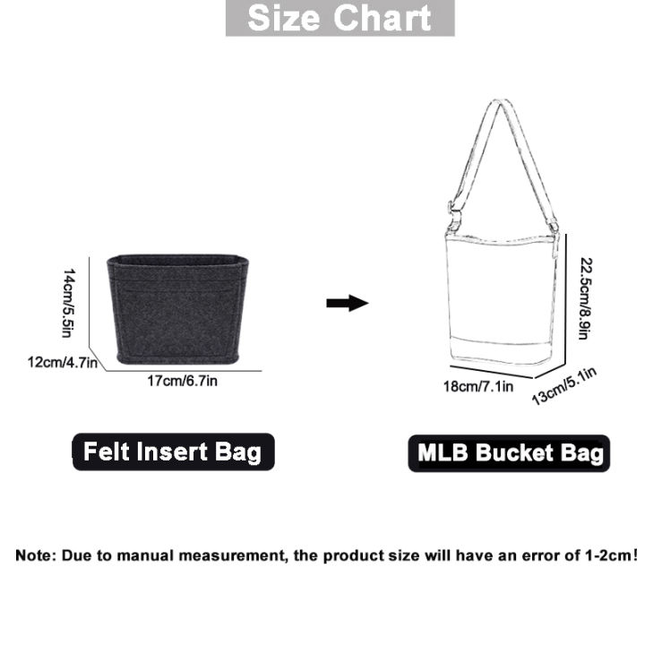 กระเป๋าเครื่องสำอางเหมาะสำหรับใส่กระเป๋าทรงถัง-mlb-กระเป๋าจัดระเบียบเดินทางเมคอัพ