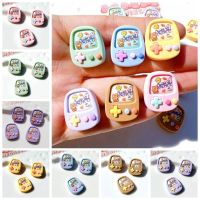 SAINTPAULON 10Pcs เรซิน คอนโซลเกมเรซิ่นอุปกรณ์ DIY เกมคอนโซลเกม Cabochon อุปกรณ์เสริมเกมคอนโซลแบบแบน รุ่นคอนโซลเกม การจำลองแบบจำลอง อุปกรณ์เสริมหมวก