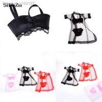 3pcs/sets Colorful Sexy Lace Night Dress Bra Fashion Underwear Clothes For Doll Pajamas Lingerie Nightwear