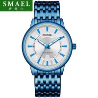 【hot seller】 SMAEL maier personality contracted fashion men watch luminous waterproof quartz with stainless steel mens wrist