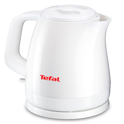 Tefal KO1531 กาต้มน้ำไฟฟ้าไร้สายมินิขนาดกะทัดรัดสว่างสดใส 0.8 ลิตร 2400 วัตต์สีขาวบริสุทธิ์