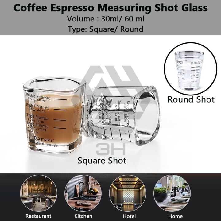 2oz Lined Espresso Shot Glass