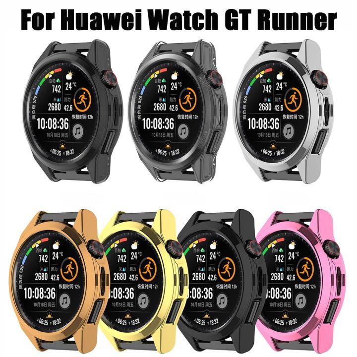 protective-cover-for-huawei-watch-gt-runner-soft-tpu-case-full-screen-protector-shell-plating-cases-for-huawei-gt-runner-shell-cases-cases