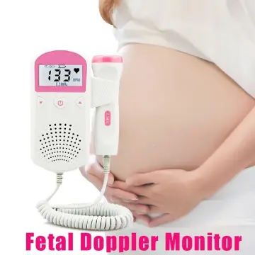 Fetal Doppler Detector Baby Heart Beat Rate Probe Prenatal Monitor