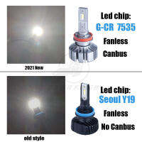 DAWNKNIGHT S5 S6 H8 H11 HB4 9006 PSX24W H16 PTF Fanless Led Car Fog Light Bulb 60W 12V 6000K Canbus Auto Led Headlight Lamp