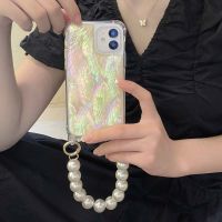 สร้อยข้อมือเปลือกหอยเหมาะสำหรับ Huawei เคสโทรศัพท์13promax คริสตัล Crossbody Qiao Jing คริสตัลธรรมชาติ14 Igdxch