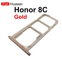 ช่องใส่ซิมการ์ดถาดใส่ซิมชิ้นส่วนอะไหล่สำหรับซ่อม8C Honor 8S ขาตั้งสำหรับ Huawei