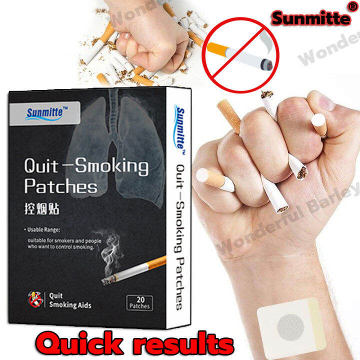 100 Original Sunmitte Quit Smoking Cessation Plaster Quit Smoking