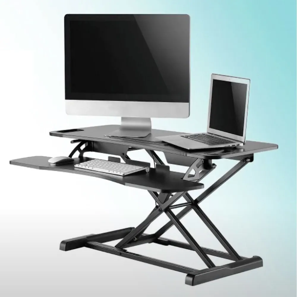 gaming desk table meja kerja/belajar adjustable naik turun