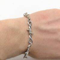 【CW】 Small Wire Brambles Iron Choker Hip-hop Gothic Punk Barbed Little Thorns Gifts