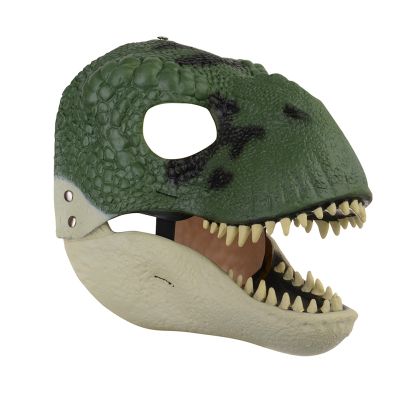 Halloween Dinosaur Mask Open Mouth Latex Horror Headgear Cosplay Prop TYRANNOSAURUS REX Mask
