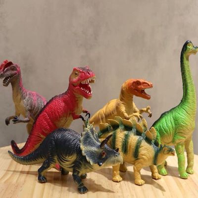 Jurassic dinosaur tyrannosaurus rex children toys suit combination of little male girl plastic soft glue simulation animal model