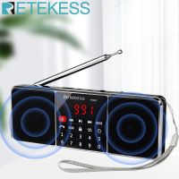 Retekess วิทยุ TR602แบบพกพาลำโพงบลูทูธ,Am Fm Dapat Diisi Ulang, Penerima วิทยุ Fm สเตอริโอ Pada Baterai Pemutar MP3