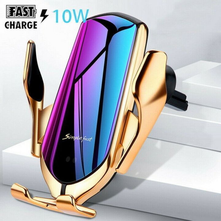 hot-wireless-car-charger-ผู้ถือ-qi-mount-เซ็นเซอร์อินฟราเรด-fast-charging-สำหรับ-samsung-s10-s9-s8-iphone-x-xr-xs11-8-automatic-clamping