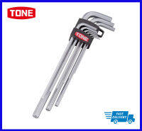 Tone Hex Key Wrench L-Type ชุดประแจแอลหกเหลี่ยม 9 ชิ้น AL900 (รุ่นแข็งพิเศษ) (1.5,2,2.5,3,4,5,6,8,10)