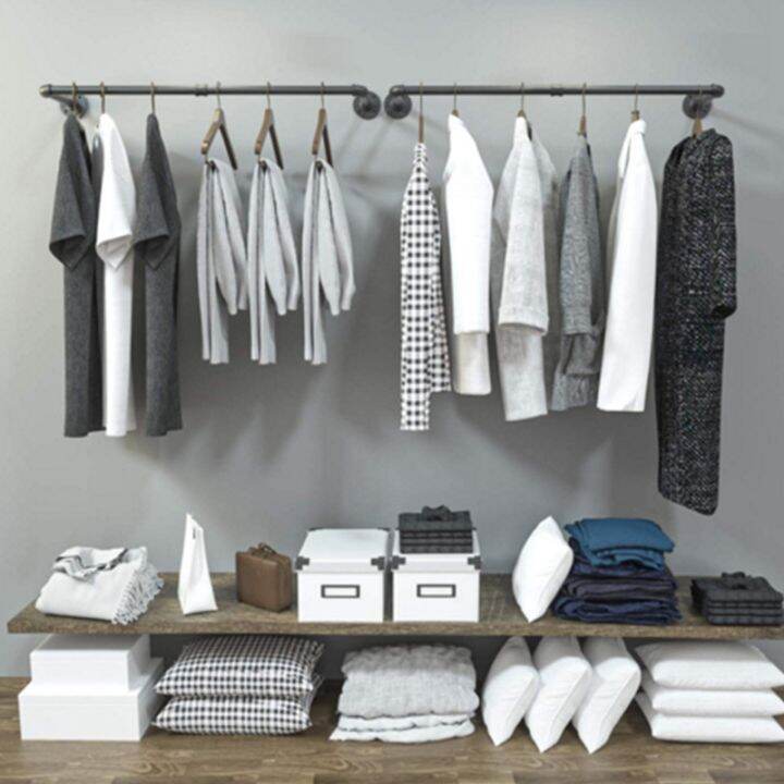 Bedroom Garment Home Rail Detachable Multipurpose Wall Mounted