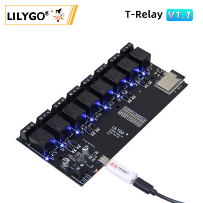 LILYGO®T-Relay 5โวลต์8ช่องโมดูลรีเลย์ ESP32คณะกรรมการพัฒนาการไร้สาย WIFI บลูทูธที่มีการแยก Optocoupler สำหรับ A Rduino