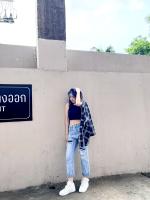 Niyom Jeans : รุ่น B224 ทรงบอย  สียีนส์