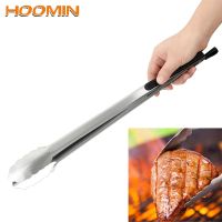 HOOMIN Grill Tools Cooking Tools BBQ Tongs Barbecue Stainless Steel Salad Food Clip Kitchen Tools Multifunction Cooking Utensils