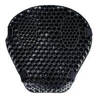 【cw】 TPE Silicone Seat Cushion Pad Motorcycle Seat Cushion Air Mesh Honeycomb Autobike Decompression Cover Pressure Relief Cushions ！