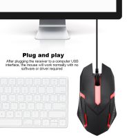 [ห้ามพลาดความไวสูงรู้สึกสบาย] หนู เมาส์แบบมีสาย MS11 1600DPI Wired Backlight USB Mouse Ergonomic Gaming Notebook Office Gamer Mouse Mice