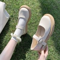 ✚ Mary Jane shoes Japanese small leather shoes women 2023 spring new British style jk white retro French niche single shoes