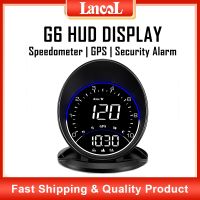 ♚卍▲ G6 Car Head Up Display HUD Display GPS System Speedometer Car Projector With Compass Security Alarm Car Electronic Accessories