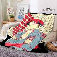 Attack on Titan Anime Printed Blanket Warm Pretty Flannel Soft and Comfortable Home Travel Bed Blanket Birthday Gift