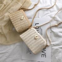 【CC】 Woven Messenger Handbags Beach Rattan Crossbody