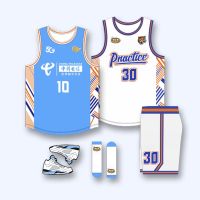 2023 New Fashion version Basketball uniform American suit sports vest game training jersey custom team uniform custom-made quarter pants for boys and girls