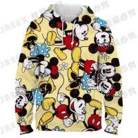 Sudadera con capucha de Mickey Mouse para hombre y mujer, suéter con estampado 3D de Mickey Mouse, moda de primavera, 2022