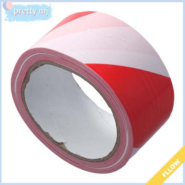 PRETTY MJ for Steps Red Flagging Tape High Visibility Construction Barrier Tape Safety Warning