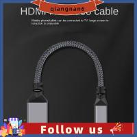 ไมโครสาย Hdmi ทีวี1080P 4K60hz QIANGNAN6เป็น Micro Hdmi แบบตัวผู้ต่อตัวเมียอุปกรณ์ Adaptor Micro Usb 18Gbps