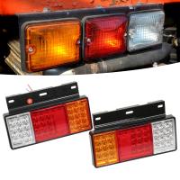 ไฟท้ายรถบรรทุกคู่ ซ้าย ขวา 3 สี Shell LED Taillight Assembly สำหรับซ่อม