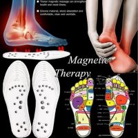 New Men Women Foot Care Cushion Acupressure Slimming Pad Magnetic Massage Insole