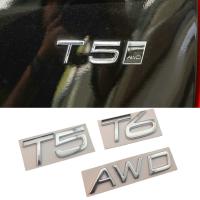 T5 T6โลโก้ AWD ฝาหน้าฝาหลังกระโปรงรถสติ๊กเกอร์สัญลักษณ์โลหะสำหรับตกแต่งรถยนต์อุปกรณ์ภายนอกตราสติกเกอร์อุปกรณ์เสริมภายนอกสำหรับวอลโว่ S60 S90 740 S70 XC90 XC60 940 XC40 S80 V50 C70 V40