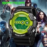 Influx Peoples Fashion Dial Outdoor Sports Multi-function Color Electronic Watch Waterproof Students Male Sanda Watch with Original Package