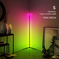 Nordic LED Sunset Floor Lamp Indoor Decor Atmosphere Stand Lamp Bedroom Living Room Colorful Club Floor Light Standing Lighting