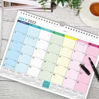 FDGFGG Daily School Office Loose-Leaf Table Planner Yearly Week Months Wall Calendar Schedule Organizer Coil Calendar 2022-2023ปฏิทินภาษาอังกฤษ
