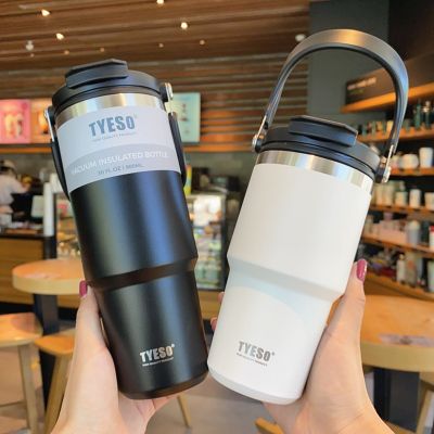 【jw】♘✽◊  Tyeso Cup Double-Layer Thermal Bottle Insulation And Cold Storage Double-Drink Car