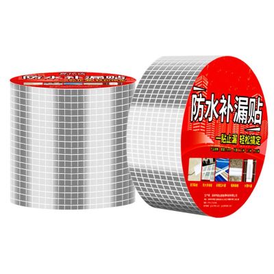 Strong Self-adhesive Butyl Rubber Tape Aluminum Foil Roof Waterproof Patch Tape Seal Repair Leak Sticker Sun Protection Film Adhesives Tape