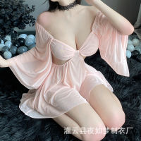 Night Dream Sexy Lingerie Seductive Passion Small Chest Push Up Clothes Transparent Pajamas Suit Sexy Large Size 2711