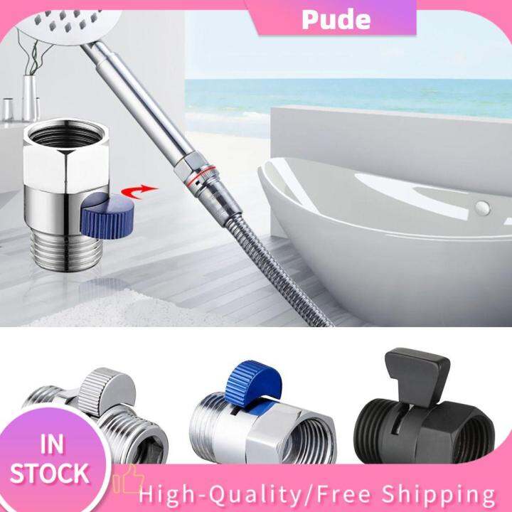 PUDE Brass Junction Bathroom Shower Water ShutOff Straightthrough