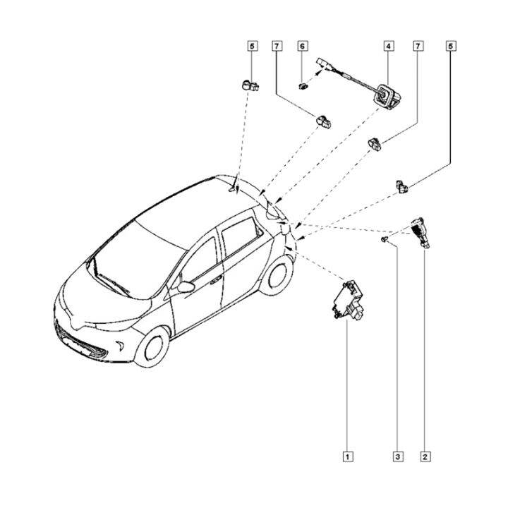 Speaker Parking Sensor Buzzer Alarm 256506024R DVCWarnin for Nissan