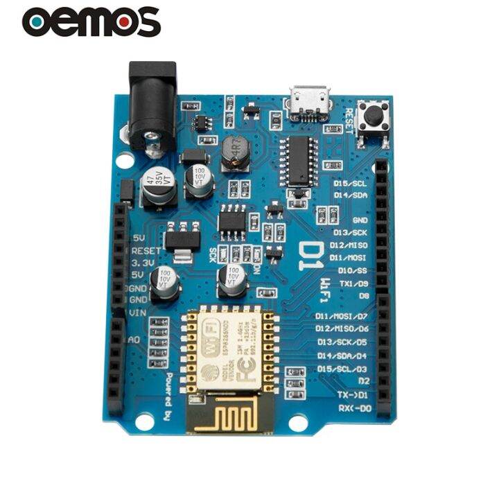 ข้อเสนอพิเศษ-esp-12e-wemos-d1-pcb-อิเล็กทรอนิกส์อัจฉริยะ-ch340g-ch340-r3ที่รองรับ-wifi-ใช้บอร์ดพัฒนาป้องกัน-esp8266